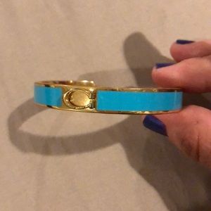 Turquoise Enamel CWonder “C” Bangle